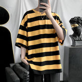 Gestreiftes T-Shirt mit Tasche für Herren